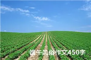 端午风俗作文450字六年级（精选20篇）
