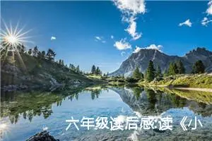 六年级读后感:读《小王子》读后感