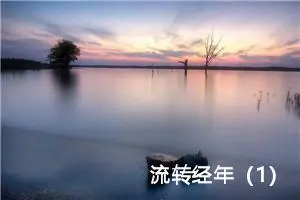 流转经年（1）