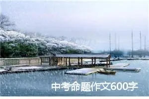 中考命题作文600字7篇