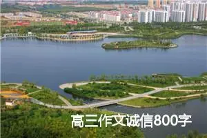 高三作文诚信800字（优秀5篇）