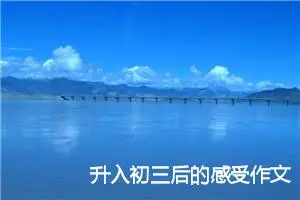 升入初三后的感受作文（通用12篇）