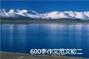 600字作文范文初二（8篇下载）