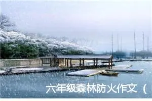 六年级森林防火作文（集合11篇）