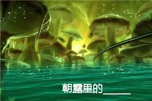 朝露里的________作文850字_高中作文范文