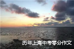 历年上海中考零分作文_作文1250字_中考零分作文