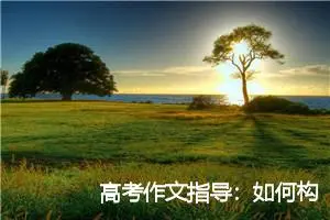 高考作文指导：如何构思高考作文？_作文1250字_高考作文指导