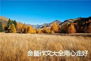命题作文大全用心走好每一步5篇_中考命题作文