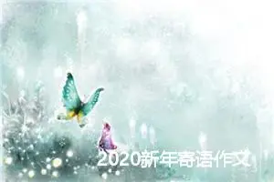 2020新年寄语作文300字_初中节日作文