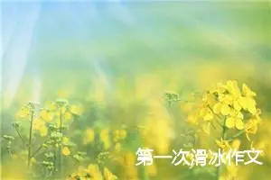 第一次滑冰作文