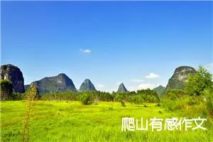 爬山有感作文