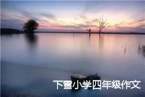 下雪小学四年级作文