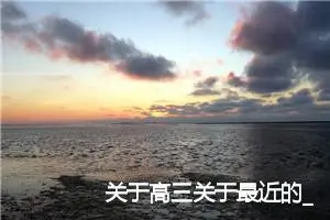 关于高三关于最近的_作文800字_高中作文范文