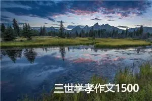 三世学孝作文1500字_高一作文