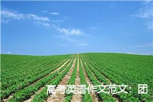 高考英语作文范文：团购_作文900字_高考作文赏析