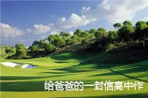 给爸爸的一封信高中作文700字_高考材料作文