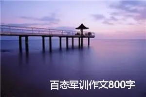 百态军训作文800字_高一作文