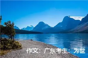 作文：广东考生：为世界的明天点灯