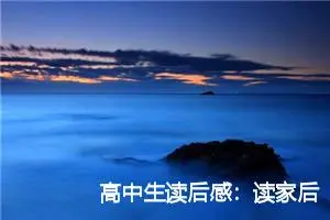 高中生读后感：读家后的感想_作文1000字_高中读后感