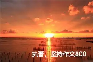 执著，坚持作文800字_高一作文