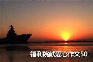福利院献爱心作文500字