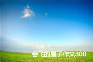 会飞的屋子作文300字_小学一年级作文
