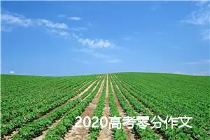 2020高考零分作文_高考零分作文