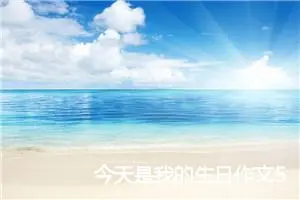 今天是我的生日作文500字