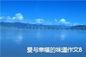 爱与幸福的味道作文800字_小学六年级作文