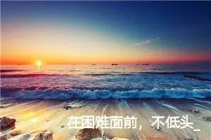 在困难面前，不低头_作文650字_小学演讲作文