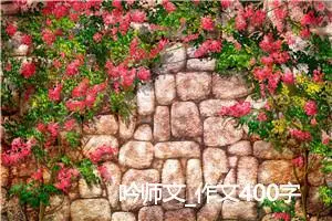 吟师文_作文400字_小学演讲作文