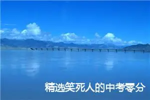 精选笑死人的中考零分作文【荐读】_作文1950字_中考作文