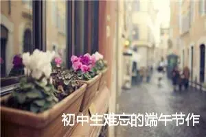初中生难忘的端午节作文三篇_初中节日作文