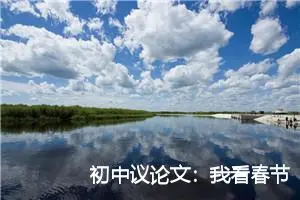 初中议论文：我看春节_作文650字_初中节日作文