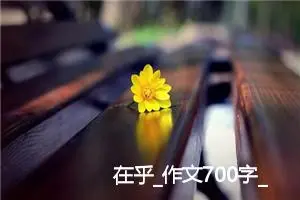在乎_作文700字_初中综合作文