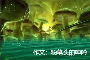 作文：粉笔头的呻吟