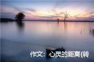 作文：心灵的距离(转载)