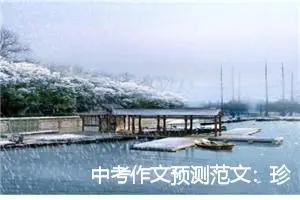 中考作文预测范文：珍惜友情_作文950字_中考作文预测