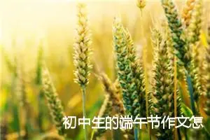 初中生的端午节作文怎么写？_作文3000字_初中节日作文
