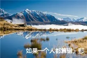 如果一个人都算错，那么……我算什么？_作文200字_高中作文范文