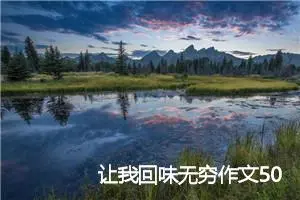 让我回味无穷作文500字