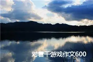 对着干游戏作文600字