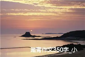 踏青作文350字_小学二年级作文