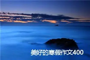 美好的寒假作文400字