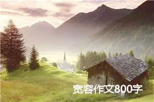 宽容作文800字