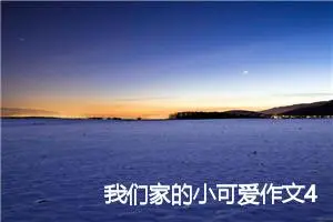 我们家的小可爱作文450字_小学二年级作文