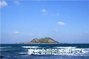 家长会后的感想作文500字_小学二年级作文