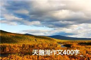 天鹅湖作文400字_小学一年级作文