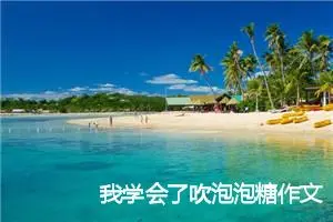 我学会了吹泡泡糖作文600字