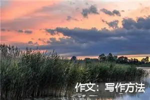 作文：写作方法